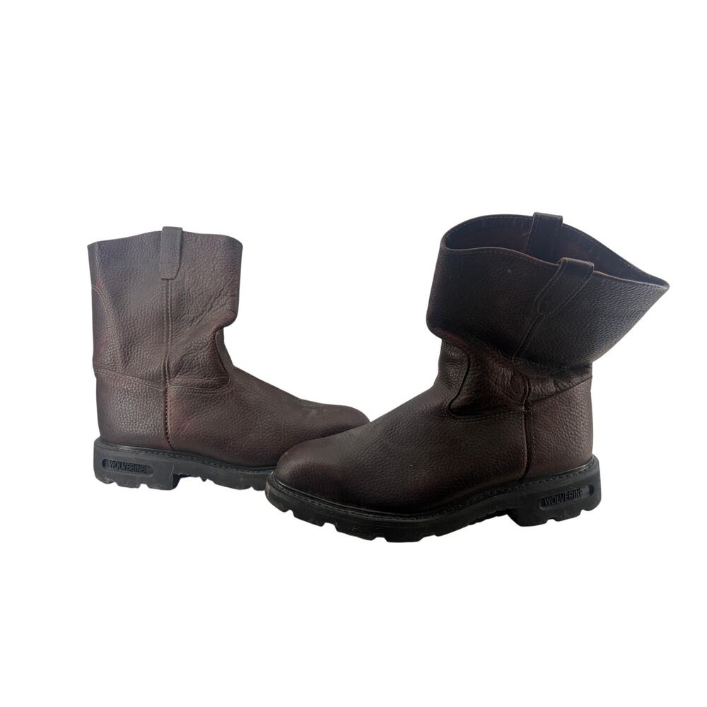 Wolverine Wellington Leather Work Hunting Boots Steel Toe Mens 13